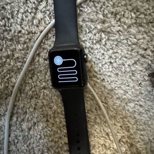 Apple Watch with Black Band